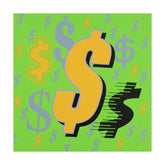 Dollar Signs (Green Italic)